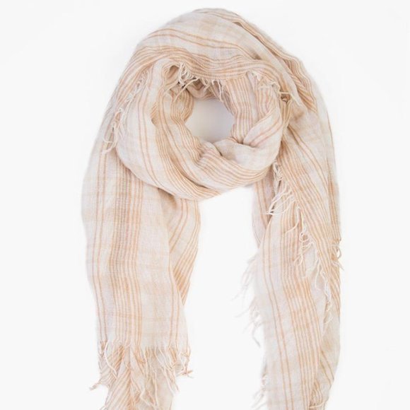 New Authentic Chan Luu Doeskin Mix Plaid Print C
